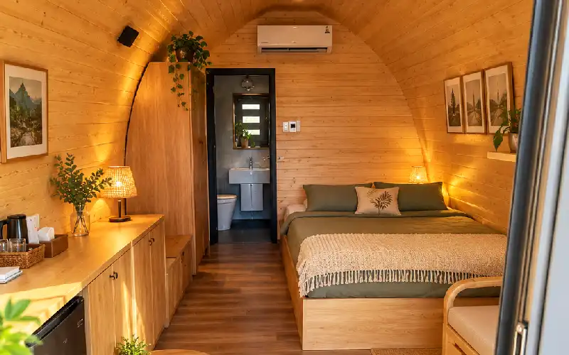 Bungalow Villa Hồ Hao Hao giữa thiên nhiên