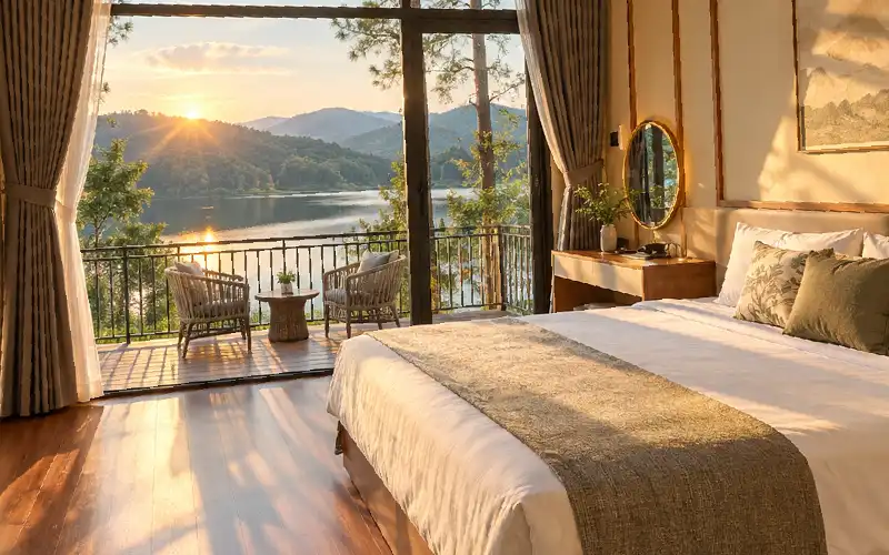 Không gian Bungalow Hồ Hao Hao