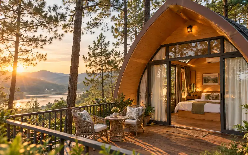 Bungalow và Villa Hồ Hao Hao giữa rừng thông